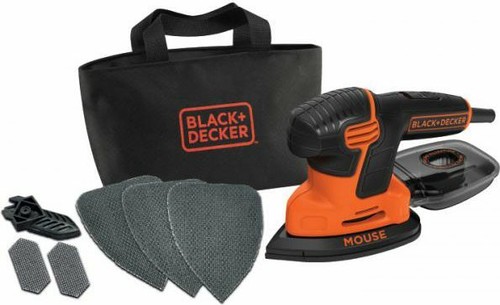 Levigatrice legno mouse black - legno,